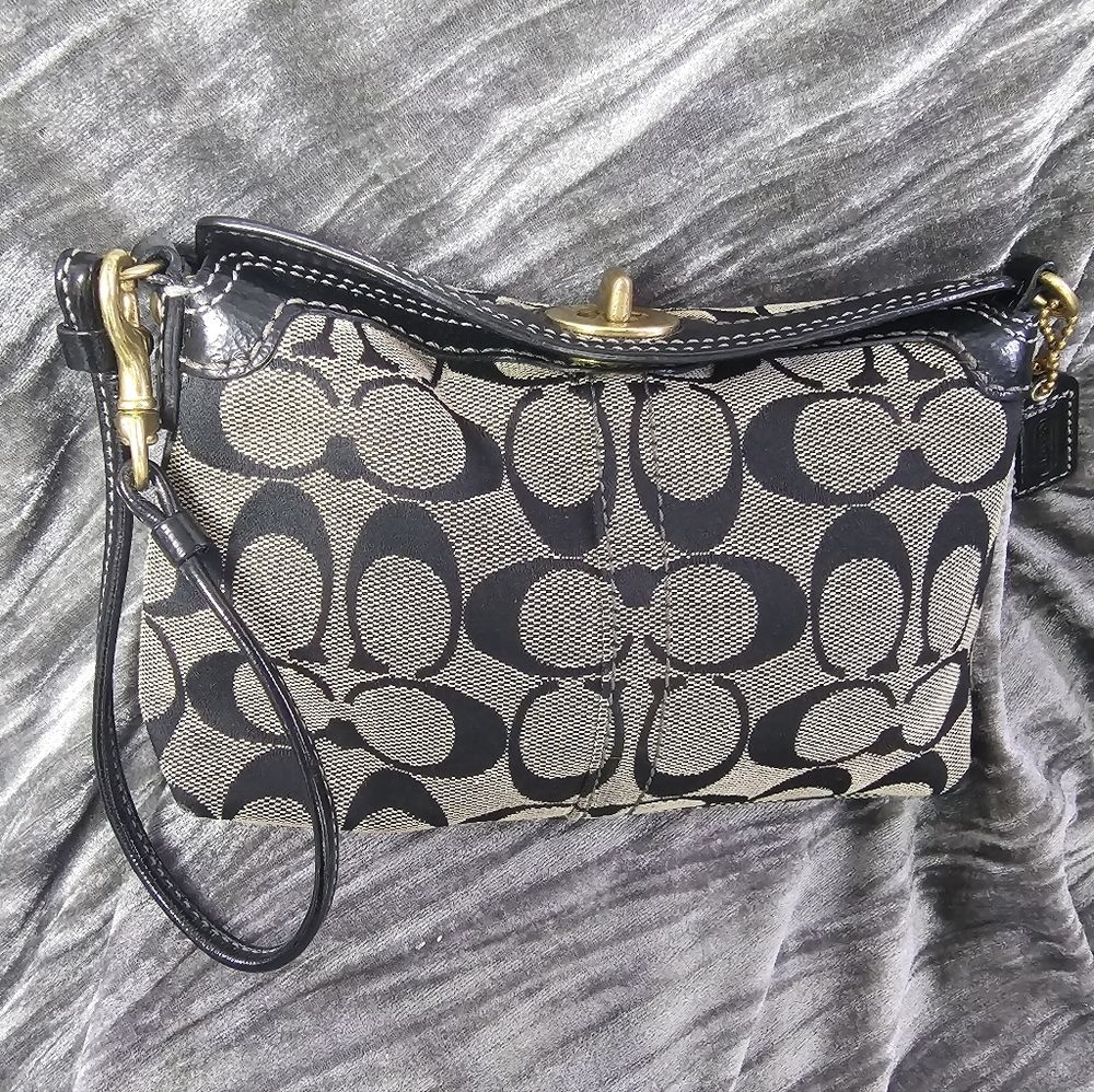 Coach canvas mini
